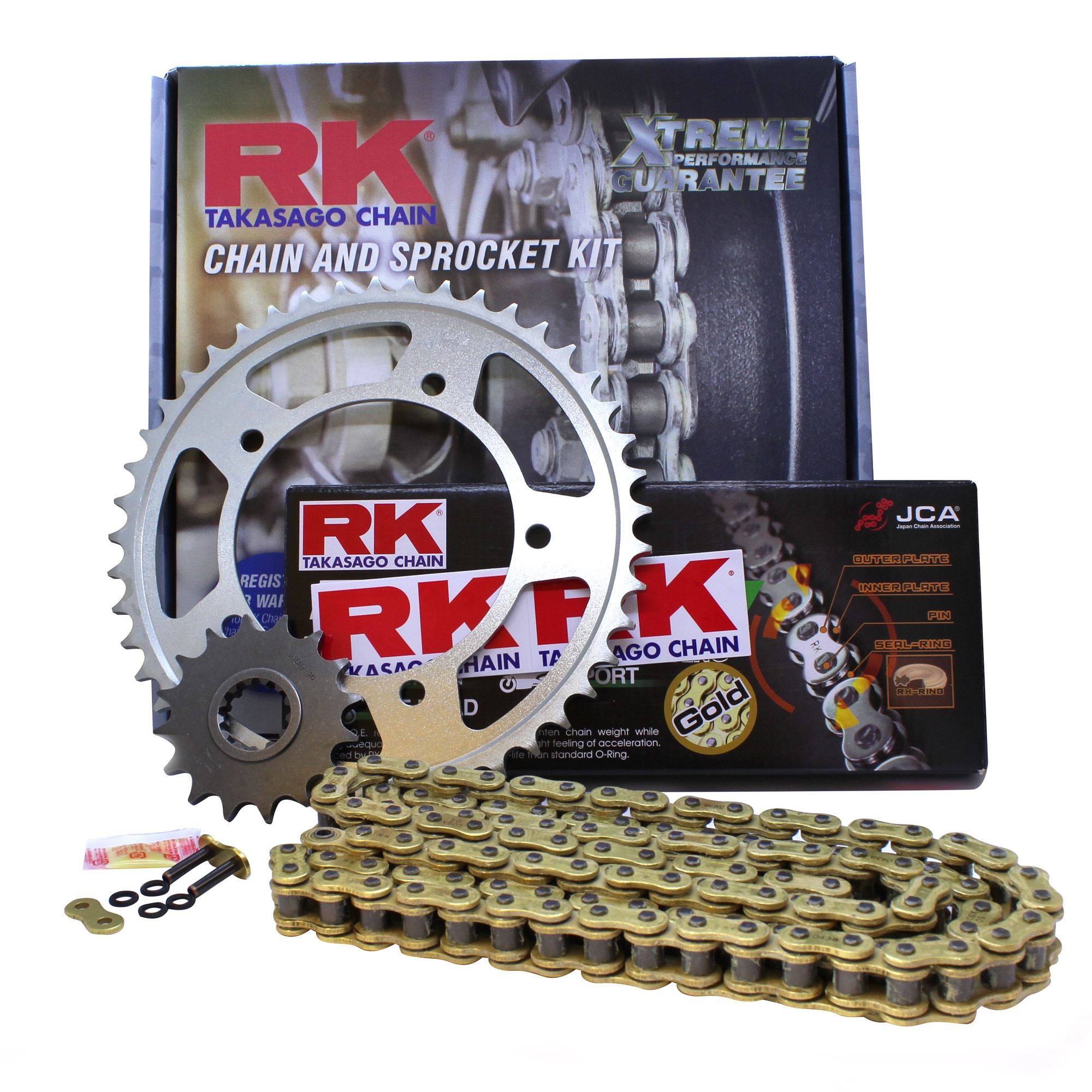 RK Upgraded Chain /& Sprocket Kit For Suzuki 2004 GSX-R1000 K4