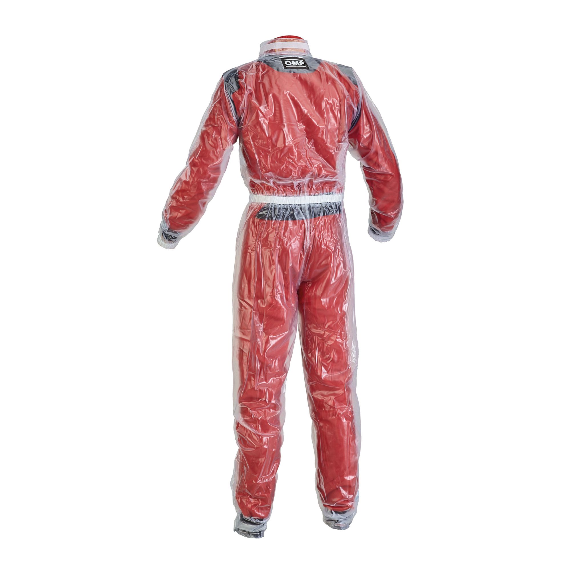 OMP Rain K GoKart/Karting/Race/Racing/Track Rain/Storm Clear Over Suit