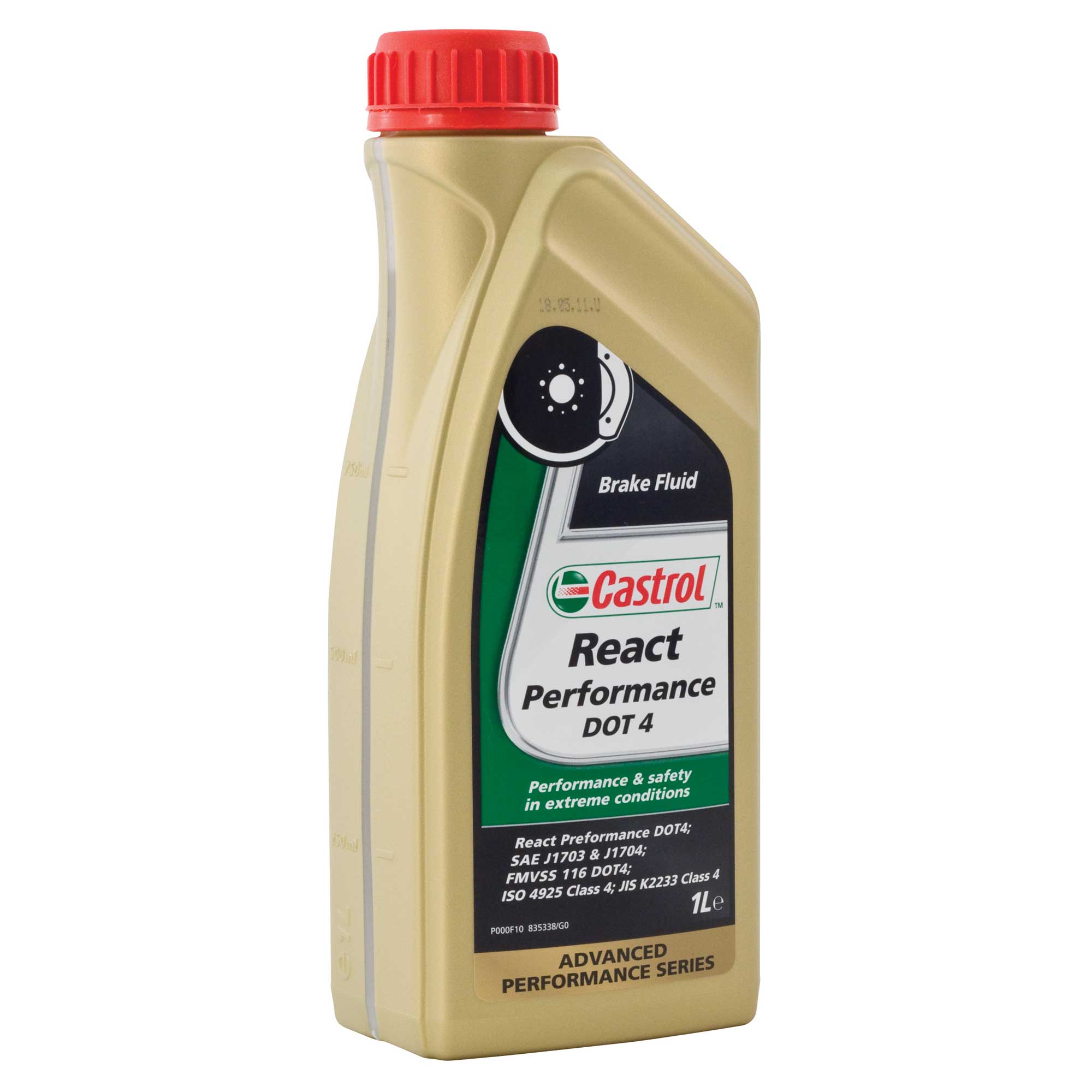 Castrol Racing/Track Brake Fluid React Performance 265 Degree Boiling