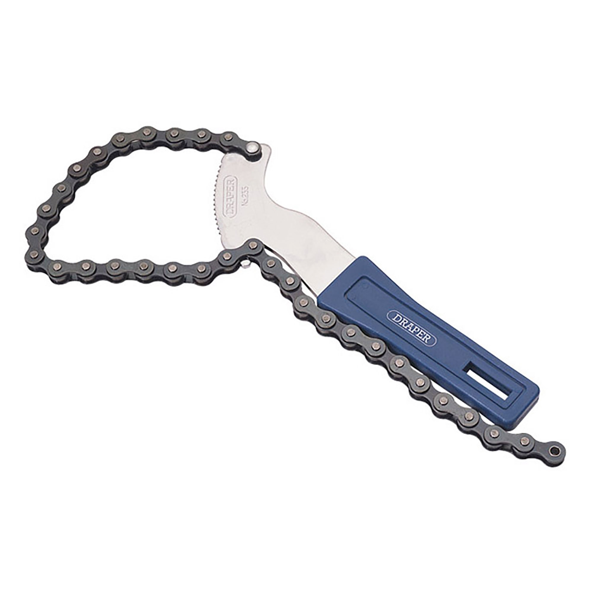 Draper 100mm Capacity Oil Filter Chain Wrench Spanner Removal Tool