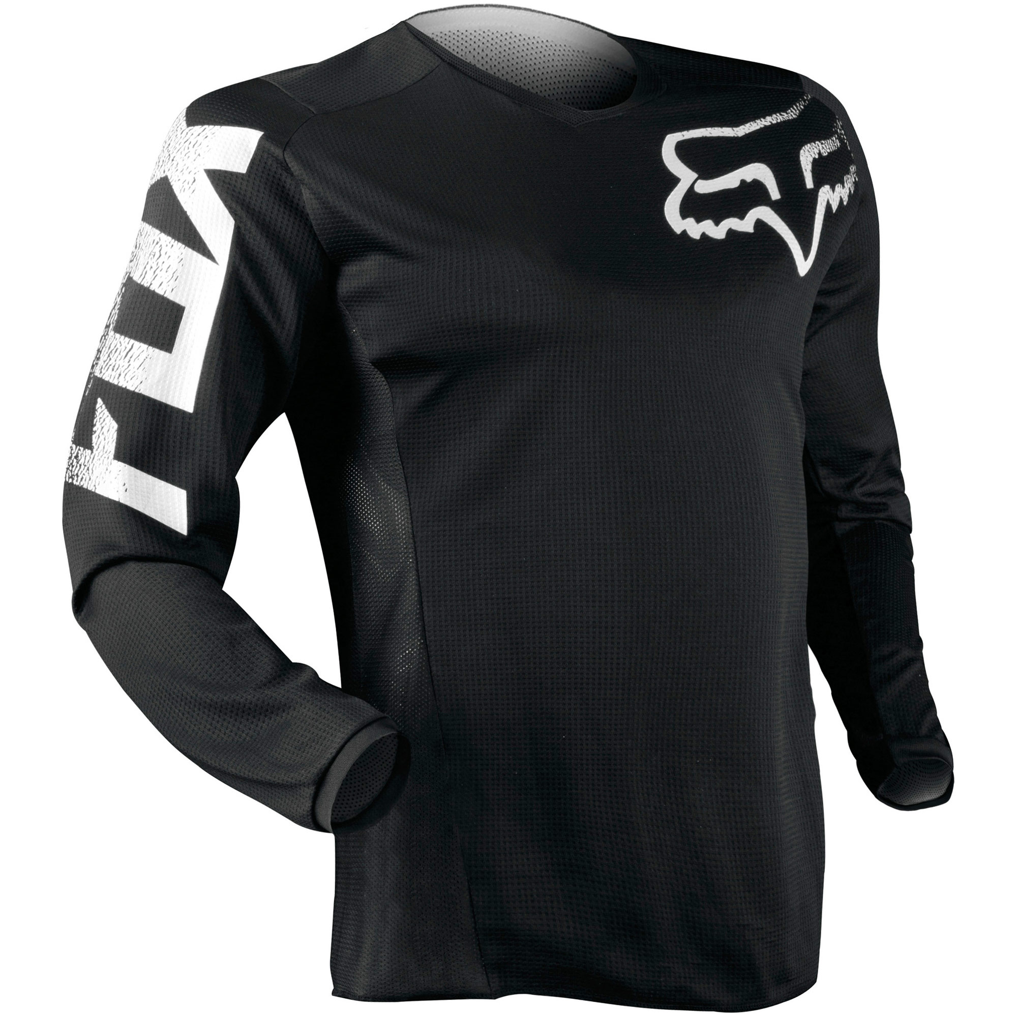 Fox Clothing Black Sizeout Motocross Jersey Size - S / 33-35 Inch Chest ...
